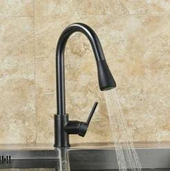 Besttowe 360° Drehung Ausziehbar Küchenarmatur Wasserhahn Spültisch Mischbatterie Schwarz -Garten- & Gewächshäuser Geschäft 7aa126ea43fa38d6f4dcf101d05095c0