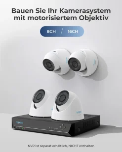 Reolink 4K PoE Überwachungskamera Aussen Mit Spotlight, 3X Optischer Zoom PoE IP Outdoor Kamera, Smarte Bewegungserkennung, Human/Auto/Tier-Erkennung, 2-Wege-Audio, Zeitraffer, RLC-833A -Garten- & Gewächshäuser Geschäft 7aaf3cfa9c5732d90ec59151c0e25340