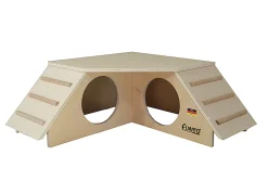 Elmato 10415 Winkelkletterburg Kletterhaus Winkelhaus Für Nager, 42x42x16cm -Garten- & Gewächshäuser Geschäft 7abd46af59b4e3b99b2a72dc4d675b4d