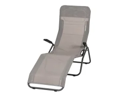 Siena Garden Kippliege Anco Braun 144x72,5x103,5 Cm