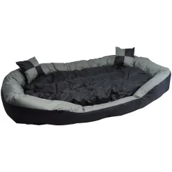 Hossi's Wholesale 2in1 Hundebett XXL - Kuscheliges, Waschbares Hundekorb Big Tier Sofa - Größe XL 150x120x25cm