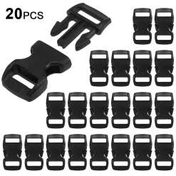 Lixada 20 PCS Contoured Side Release Schnallen Fš¹r Paracord Bracelet Pet Collar Rucksack