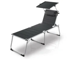 COUNTRYSIDE® Dreibeinliege Houston Mit Sonnendach | Grau