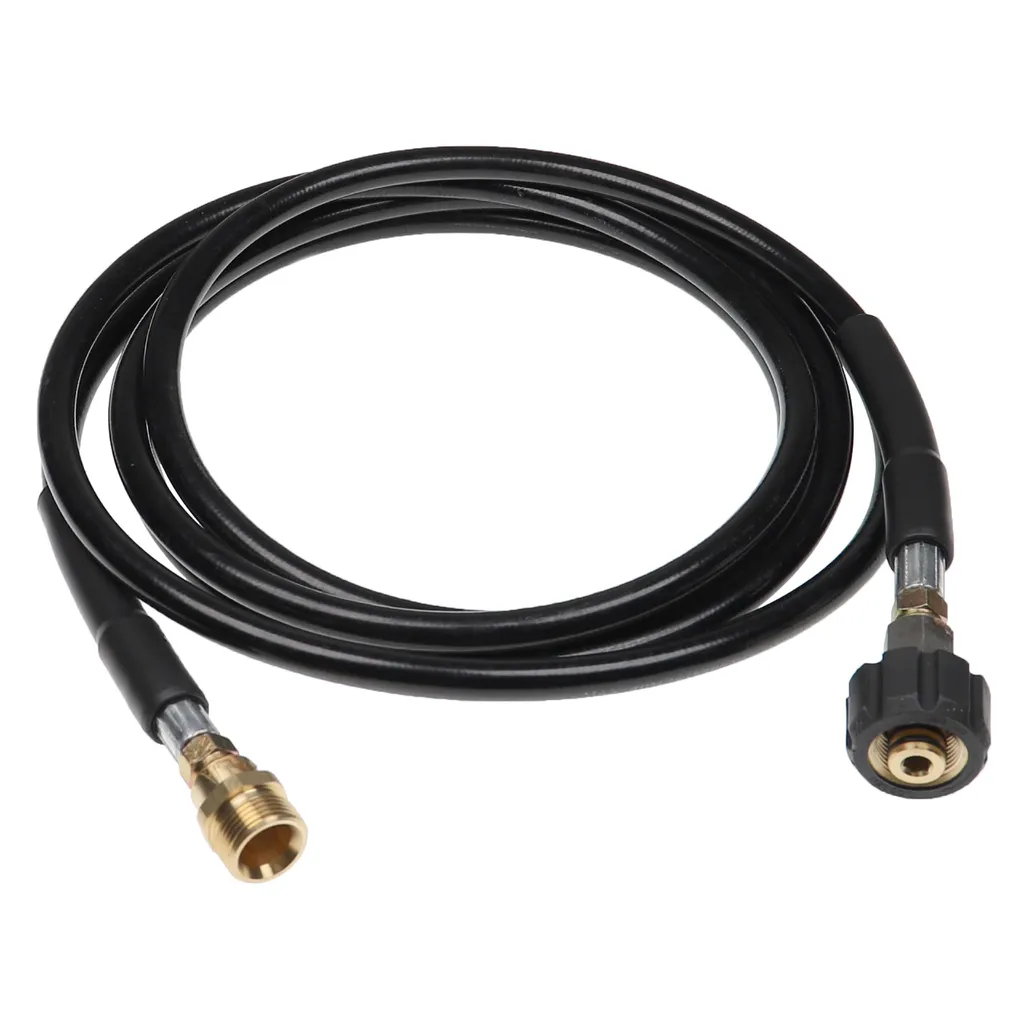 Vhbw 3 M Verlängerungsschlauch Kompatibel Mit Kärcher K 2.38 M, K 2.38 M T 50 Hochdruckreiniger Mit M22 X 1,5 Gewindeanschluss, Schwarz 2 Vhbw 3 M Verlängerungsschlauch Kompatibel Mit Kärcher K 2.38 M, K 2.38 M T 50 Hochdruckreiniger Mit M22 X 1,5 Gewindeanschluss, Schwarz – Bild 2