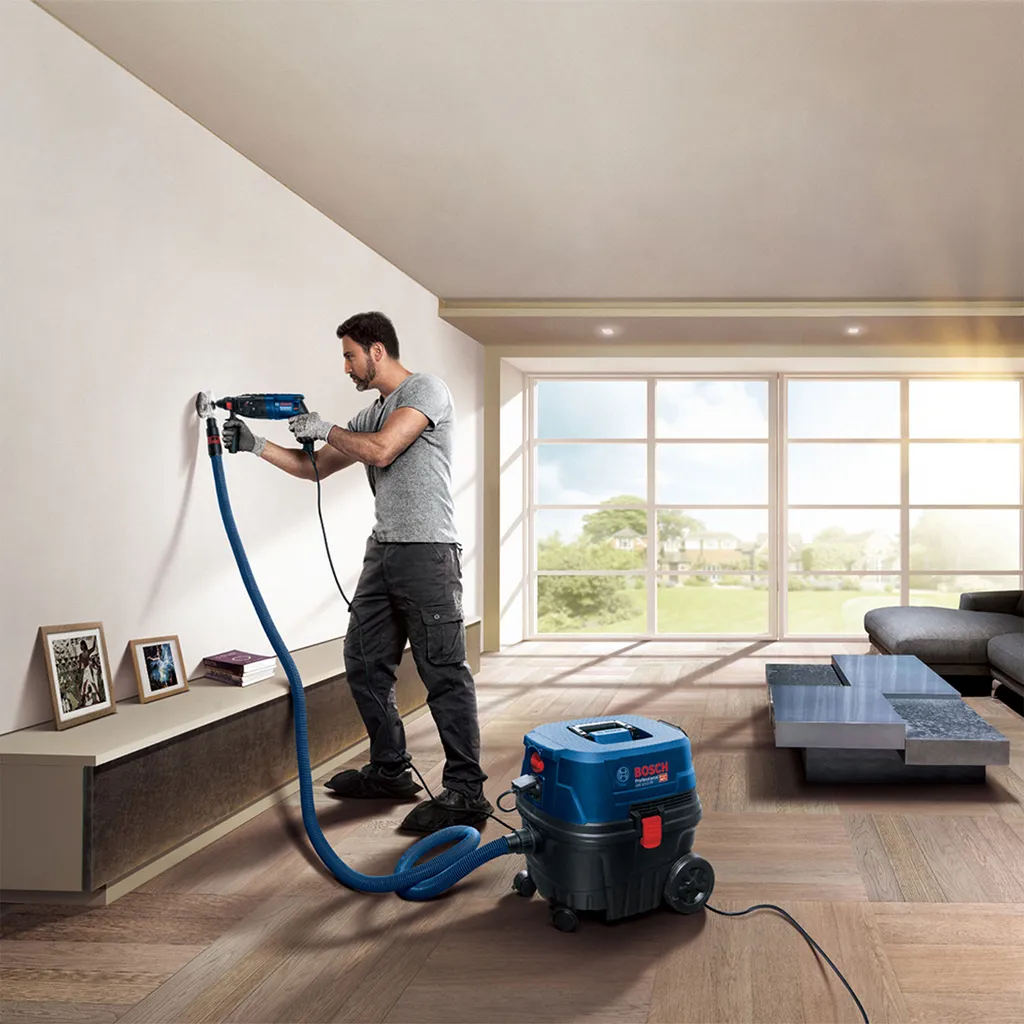 Bosch Professional GAS 12-25 PL Nass-/Trockensauger Mit Gerätesteckdose Und Blasfunktion, 25 Liter, 1250 W. 3 Bosch Professional GAS 12-25 PL Nass-/Trockensauger Mit Gerätesteckdose Und Blasfunktion, 25 Liter, 1250 W. – Bild 3