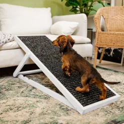 HOLTAZ Hunderampe Haustierrampe Für Bett Oder Sofa Klappbar Verstellbarer Aus Holz Mit Anti-rutsch Einsatz Für Katzen Oder Hunde Weiß 17 HOLTAZ Hunderampe Haustierrampe Für Bett Oder Sofa Klappbar Verstellbarer Aus Holz Mit Anti-rutsch Einsatz Für Katzen Oder Hunde Weiß -Garten- & Gewächshäuser Geschäft 7b73af96a47761828cb300228e59e2fa