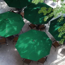 Wohaga® Sonnenschirm 'Sydney' Ø3xH2,5m Grün -Garten- & Gewächshäuser Geschäft 7b860756654e7b37df66eddc6df70ffb