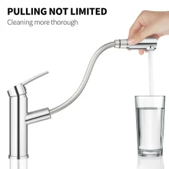 Waschtischarmatur Homelody Mischbatterie Wasserhahn Bad Ausziehbarer Waschbecken Armatur Mit Herausziehbarer, Einhebelmischer Chrom -Garten- & Gewächshäuser Geschäft 7b985029b6a0cb8a83586cd785a4dceb