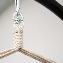 Amanka XXL Hängestuhl 2 Personen Hängematte | Max. 150 Kg Belastbar | Großer Hängesitz 185x130 Cm | 100% Baumwolle | Hängesessel Inkl. Swivel | Bordeaux Rot -Garten- & Gewächshäuser Geschäft 7c10d1d0a4cd54d46ae806ffc81a8394 1