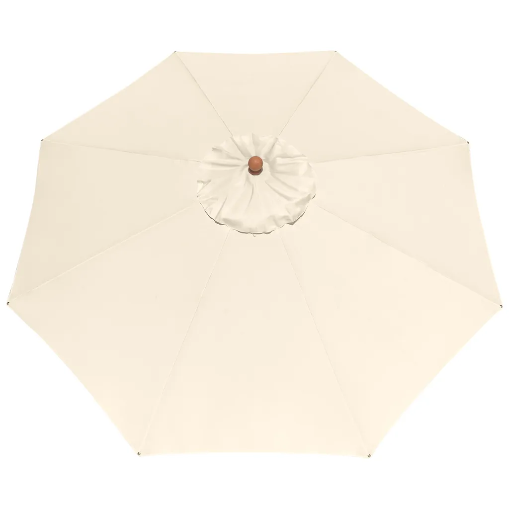 Anndora Sonnenschirm Knickbar 3m Rund Mit Dreh-Kipp-Mechanismus Natural Winddach UV-Schutz - Natural 5 Anndora Sonnenschirm Knickbar 3m Rund Mit Dreh-Kipp-Mechanismus Natural Winddach UV-Schutz - Natural – Bild 5