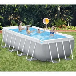 INTEX Prism Frame Swimmingpool-Set Rechteckig 488x244x107 Cm 26792GN