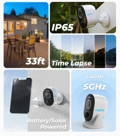 Reolink 2K 4MP Überwachungskamera Aussen Mit 2,4GHz/5GHz WLAN, Personen- Und Fahrzeugerkennung, Videoüberwachung Argus 3 Pro Mit Solarpanel (2 Stück), Weiß -Garten- & Gewächshäuser Geschäft 7c864cd3f03984094e87771a0a614028