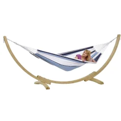 Amazonas Hängematte Und Gestell Apollo Set Marine 210 X 140 Cm; Bunt, AZ-6010120 -Garten- & Gewächshäuser Geschäft 7ccba2ccdc4f270092656608b613f83d