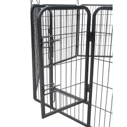 Mucola 8 Elemente 80x80cm Welpenauslauf Laufgitter Welpenzaun Welpenfreigehege Silber Welpenzaun Welpenlaufstall Hundeauslauf Freilaufgehege Gitter -Garten- & Gewächshäuser Geschäft 7ce275a6d34c644df62397510c98d3de
