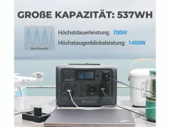 Bluetti Powerstation EB55, 700 W -Garten- & Gewächshäuser Geschäft 7cf6d3879527b0b28916a5cb18cbc55e