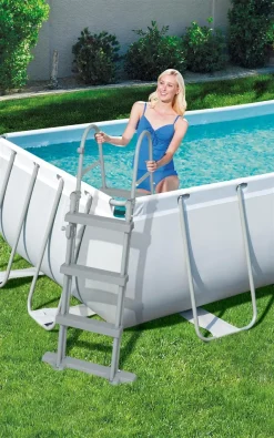 Bestway Power Steel Frame Rectangular Pool Set 56442 404 X 201 X100 Cm -Garten- & Gewächshäuser Geschäft 7cfd05fcdc3597caf3e2fbf6ee9f8d76