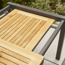 Siena Garden Zurigo Auszietisch 180/240x90cm Teakholz / Anthrazit -Garten- & Gewächshäuser Geschäft 7d3af97b4eda73e34609061655e6ff94