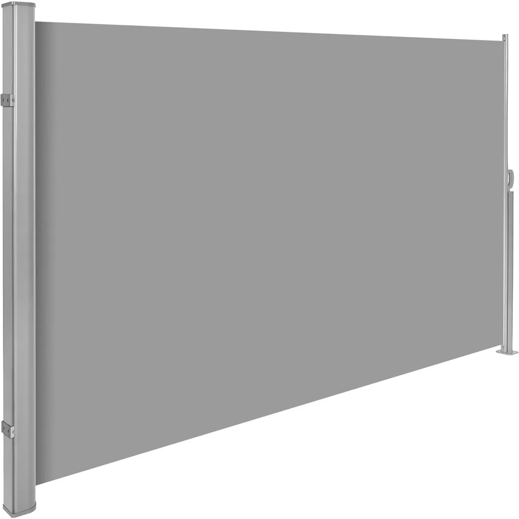 Tectake Aluminium Seitenmarkise Ausziehbar Mit Aufrollmechanismus - 200 X 300 Cm, Grau 2 Tectake Aluminium Seitenmarkise Ausziehbar Mit Aufrollmechanismus - 200 X 300 Cm, Grau – Bild 2