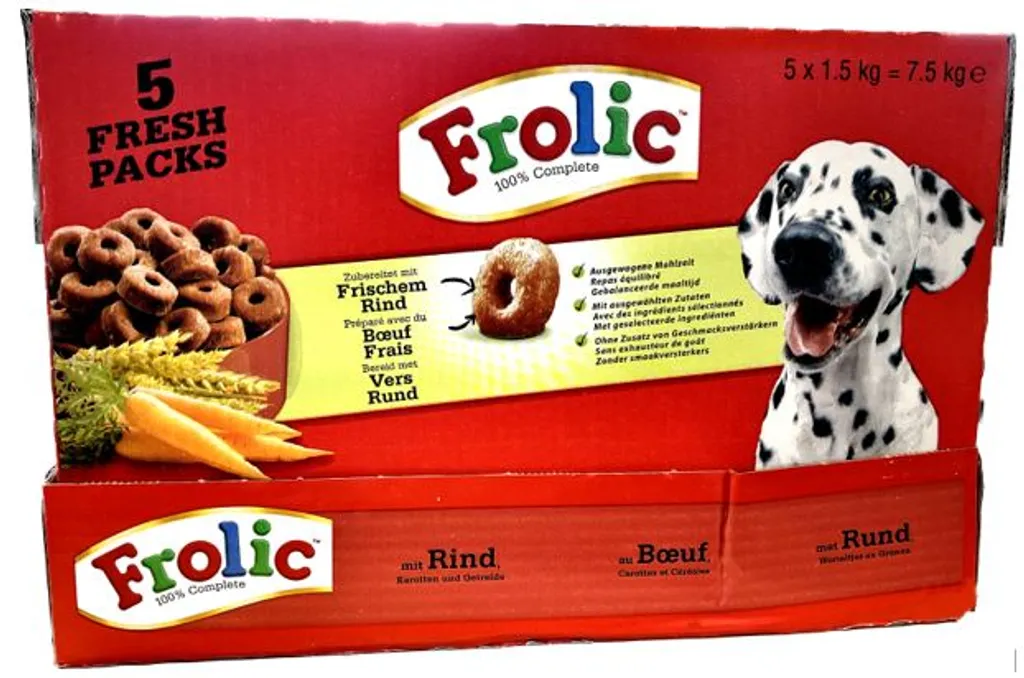 Frolic Mit Rind, Karotten & Getreide (7,50 Kg) 2 Frolic Mit Rind, Karotten & Getreide (7,50 Kg) – Bild 2