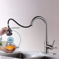 PMS Wasserhahn Küche Mit 2 Strahlarten Küchenarmatur Ausziehbar Spültischarmatur Mischbatterie Armatur 11 PMS Wasserhahn Küche Mit 2 Strahlarten Küchenarmatur Ausziehbar Spültischarmatur Mischbatterie Armatur -Garten- & Gewächshäuser Geschäft 7d69ca6c833465e8e9ec7d7a7155fc25