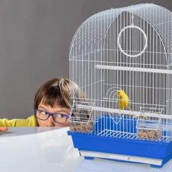 Relaxdays Vogelkäfig Mit Zubehör Blau -Garten- & Gewächshäuser Geschäft 7d70c0920f25947a93149bd2b059542c