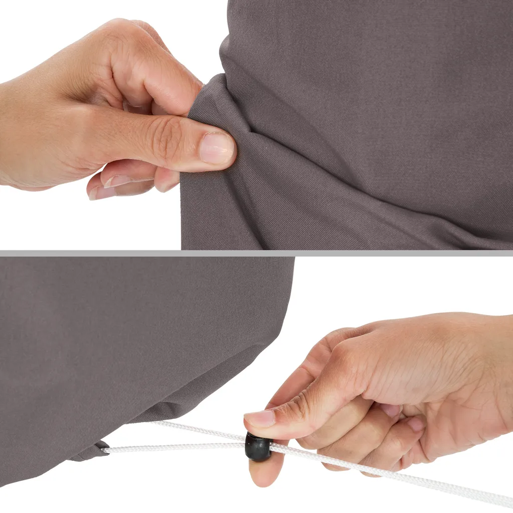 Tectake Sonnenschirm Ampelschirm Ciccio Ø 350cm Mit Schutzhülle - Grau 10 Tectake Sonnenschirm Ampelschirm Ciccio Ø 350cm Mit Schutzhülle - Grau – Bild 10