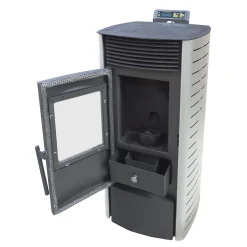 Nemaxx P9 Pelletofen Pelletkamin Pelletkaminofen 9 KW Kaminofen Heizofen Pellet Ofen Kamin Pelletheizung Heizung Heizgerät Kaminheizung Pellets - Weiß - WiFi-Ready -Garten- & Gewächshäuser Geschäft 7de2313f1edfb554066c47220b6e4303