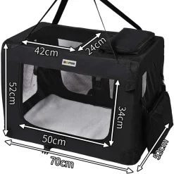 Mucola Hundebox L - 70 X 50 X 52 Cm Transportbox Hundetransportbox Faltbar Katzentransportbox Hundetasche 12 Mucola Hundebox L - 70 X 50 X 52 Cm Transportbox Hundetransportbox Faltbar Katzentransportbox Hundetasche -Garten- & Gewächshäuser Geschäft 7e01af7109eeefaa4d68aee053b8d969