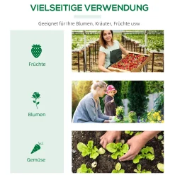 Outsunny Gewächshaus Mit Fenster PE Treibhaus Tomatenhaus Frühbeet 180x60x60cm Grün 13 Outsunny Gewächshaus Mit Fenster PE Treibhaus Tomatenhaus Frühbeet 180x60x60cm Grün -Garten- & Gewächshäuser Geschäft 7e3be9decd2ce4ec9b12ae7daddf909f