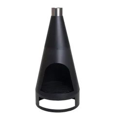 Mendler Gartenofen HWC-K90, Gartenkamin Terrassenkamin Terrassenofen, Schürhaken Feuerstelle 160x55cm Schwarz -Garten- & Gewächshäuser Geschäft 7e498fbd2bb750a7a2b702625f5e7097