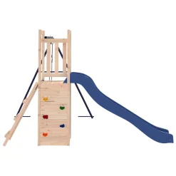 VidaXL Spielturm Mit Rutsche Schaukel Kletterwand Massivholz Kiefer -Garten- & Gewächshäuser Geschäft 7e76e4b70f725abed618d74038bf4e9e