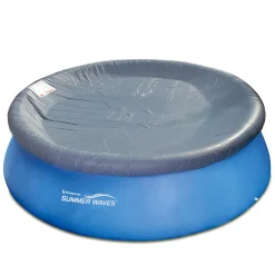 Summer Waves Poolabdeckung Ø366cm Abdeckplane Regenplane Für Quick Up Pool