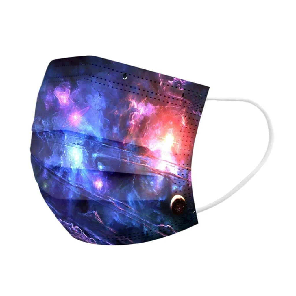 Redcoringe 100 Stk Kinder 3-lagige Einwegmasken Starry Sky Gesichtsmaske Mundmaske Staubdicht Für Jungen Mädchen 3 Redcoringe 100 Stk Kinder 3-lagige Einwegmasken Starry Sky Gesichtsmaske Mundmaske Staubdicht Für Jungen Mädchen – Bild 3