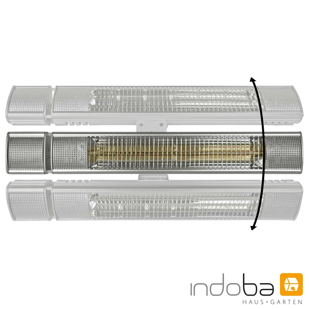 Indoba Heizstrahler 2000W Mit Fernbedienung - Infrarotheizer - Wandmontage - Mit 3 Leistungsstufen - IND-70140-IRV2000FB 5 Indoba Heizstrahler 2000W Mit Fernbedienung - Infrarotheizer - Wandmontage - Mit 3 Leistungsstufen - IND-70140-IRV2000FB – Bild 5