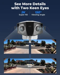 Reolink 4MP PoE Dual-Objektiv Überwachungskamera Outdoor Mit Person-/Fahrzeugerkennung, 150° Blickwinkel, Farbiger Nachtsicht, Zwei-Wege-Gespräch, IP66 Wasserdicht, Reolink Duo PoE 23 Reolink 4MP PoE Dual-Objektiv Überwachungskamera Outdoor Mit Person-/Fahrzeugerkennung, 150° Blickwinkel, Farbiger Nachtsicht, Zwei-Wege-Gespräch, IP66 Wasserdicht, Reolink Duo PoE -Garten- & Gewächshäuser Geschäft 7ec3645d5928a37d86338982c710aca9