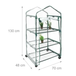 Relaxdays Gewächshaus Mit Rollen Und 3 Etagen -Garten- & Gewächshäuser Geschäft 7ee00fb91fd4da5e63577e7130ed761a