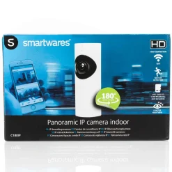 Smartwares Überwachungskamera IP-Netzwerkkamera C180IP IP 180° Indoor -Garten- & Gewächshäuser Geschäft 7f24f5ebc10e57fada26839d75d27100
