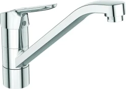 Ideal Standard Einhebel-Küchenarmatur CERAFLEX DN 15, BlueStart, Zur Vorfenstermontage Chrom