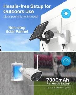 ZOSI 2X 2K Kabellos Außen Akku Überwachungskamera Mit 32GB Basisstation, 2er Batteriekamera Set, Zwei-Wege-Audio, Spotlight Alarm 14 ZOSI 2X 2K Kabellos Außen Akku Überwachungskamera Mit 32GB Basisstation, 2er Batteriekamera Set, Zwei-Wege-Audio, Spotlight Alarm -Garten- & Gewächshäuser Geschäft 7f8f6a20ca91f274d529a8538cef322d