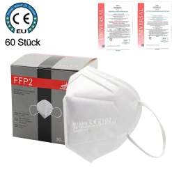 Samding Craftwork Co., Ltd. 60x FFP2 Maske Mundschutz Atemschutzmaske 5 Lagig Gesichtsschutz Filter Masken