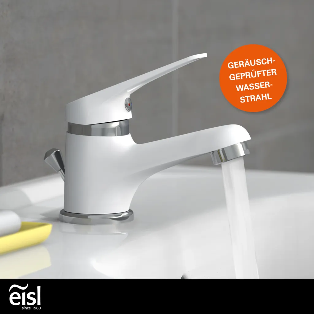 Eisl SPEED Waschtischarmatur Mit Zugstange, Wasserhahn Bad Mit Ablaufgarnitur Waschbecken 2 Eisl SPEED Waschtischarmatur Mit Zugstange, Wasserhahn Bad Mit Ablaufgarnitur Waschbecken – Bild 2