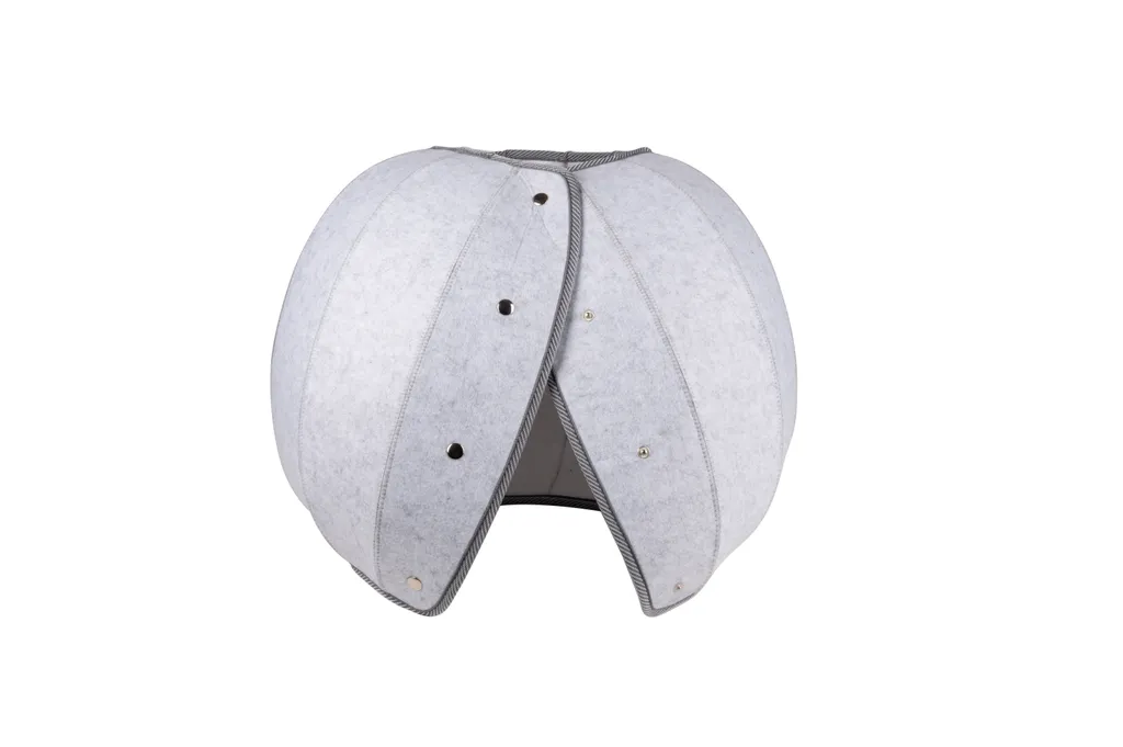 Maxxpro Katzenbett - Katzenspielzeug - Katzenhöhle - Multifunktional - Flexibel - Filz Und Plüsch - Grau 4 Maxxpro Katzenbett - Katzenspielzeug - Katzenhöhle - Multifunktional - Flexibel - Filz Und Plüsch - Grau – Bild 4