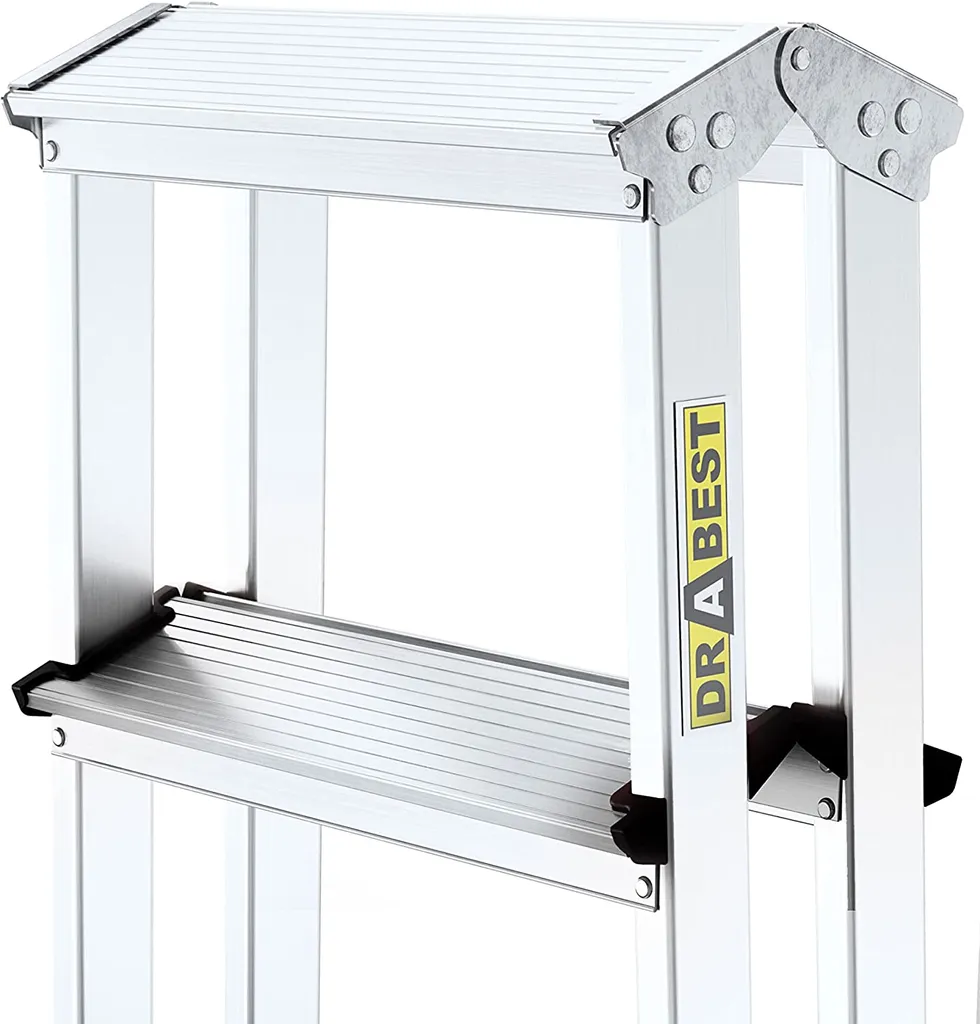 Venta-gr Doppelseitige Leiter, Alu, 4 Stufen, Belastbar Bis 125 Kg 5 Venta-gr Doppelseitige Leiter, Alu, 4 Stufen, Belastbar Bis 125 Kg – Bild 5