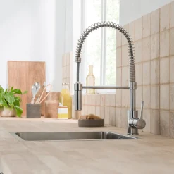 Adeo Verlag DELINIA - Küchenarmatur Mit Ausziehbarer Brause THOMAS - Hochdruckarmatur - 360° Drehbar - 2 Strahlarten - Messing Verchromt - Höhe Unter Auslauf 10,3 Cm - Mischbatterie - Wasserhahn Küche 11 Adeo Verlag DELINIA - Küchenarmatur Mit Ausziehbarer Brause THOMAS - Hochdruckarmatur - 360° Drehbar - 2 Strahlarten - Messing Verchromt - Höhe Unter Auslauf 10,3 Cm - Mischbatterie - Wasserhahn Küche -Garten- & Gewächshäuser Geschäft 80a1f35ee194cb97891e8eb8ac86ac04