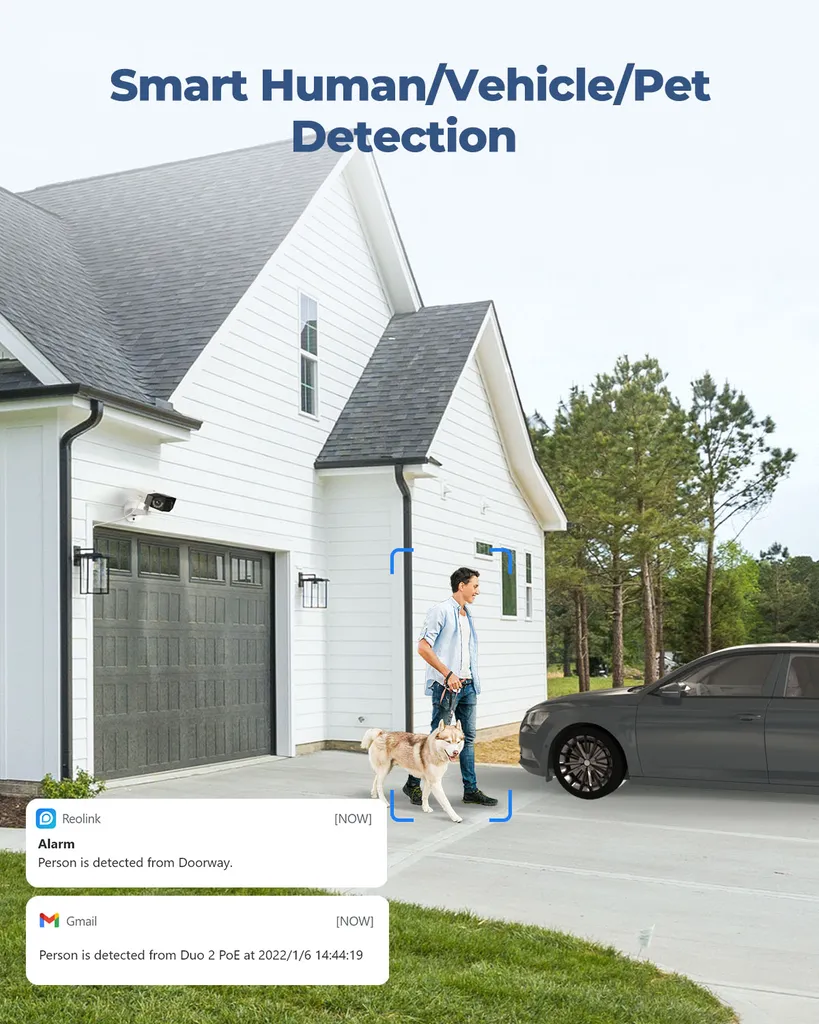 Reolink 4K Dual-Lens Überwachungskamera Mit 180° Sichtwinkel, Outdoor IP-Kamera, Person/Fahrzeug/Tier-Erkennung, Farb-Nachtsicht, Zwei-Wege-Audio, Wasserdicht, Duo 2 PoE 14 Reolink 4K Dual-Lens Überwachungskamera Mit 180° Sichtwinkel, Outdoor IP-Kamera, Person/Fahrzeug/Tier-Erkennung, Farb-Nachtsicht, Zwei-Wege-Audio, Wasserdicht, Duo 2 PoE – Bild 14