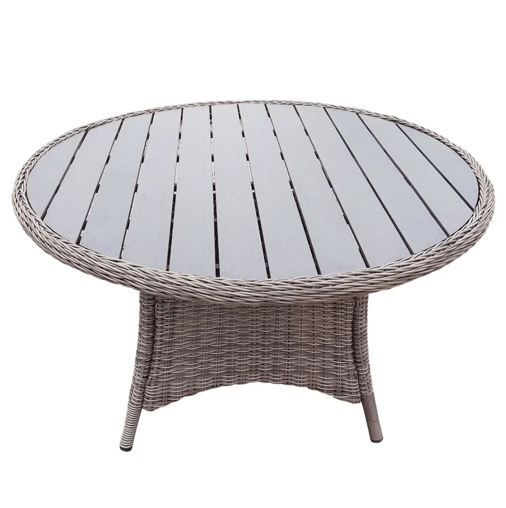 KMH® Tisch *BOBO* 130 Cm Grau/natur 3 KMH® Tisch *BOBO* 130 Cm Grau/natur – Bild 3