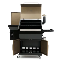 BBQ-Toro Pellet Smoker Grill PG2 | Schwarz - Gold | Pelletgrill -Garten- & Gewächshäuser Geschäft 81321fead52561f1c0f3bb547d6251e9