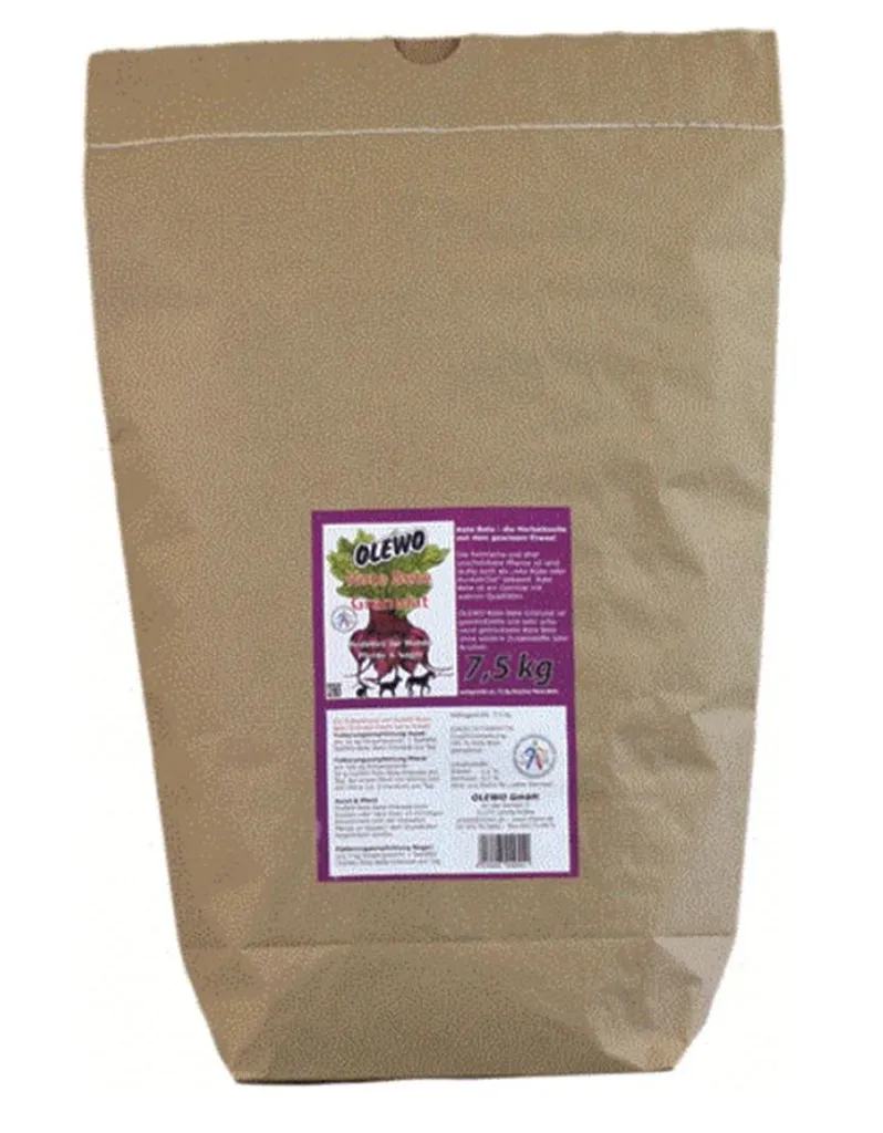 Olewo Rote Bete - Granulat 7.5kg 2 Olewo Rote Bete - Granulat 7.5kg – Bild 2