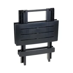 Schnäppchenriese24 Tisch Klapptisch Gartentisch Campingtisch Balkontisch Beistelltisch Kunststoff Schwarz -Garten- & Gewächshäuser Geschäft 81d23e156146b74cf095682a17fa3f06