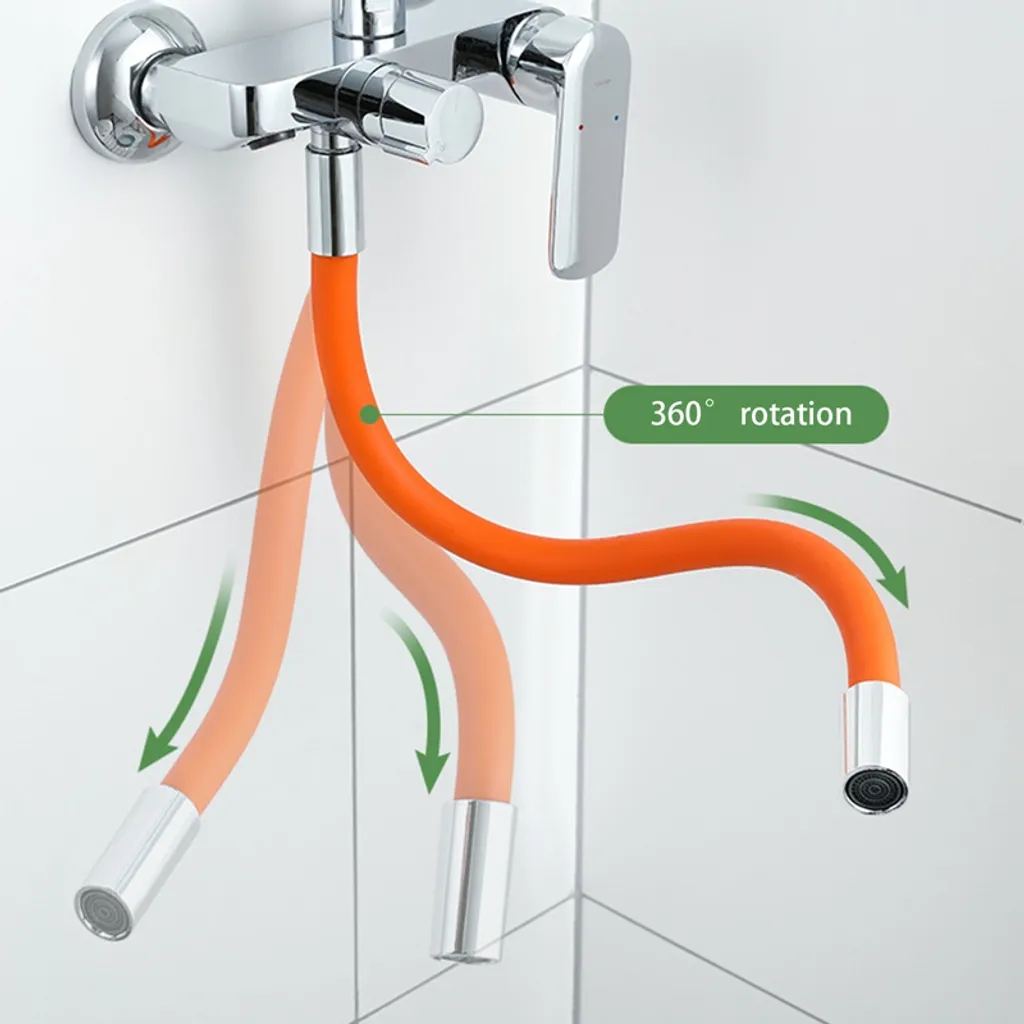 Jinaishop 30CM Wasserhahn Verlängerungsrohre Universal-Verlängerungsrohr Spritzwassergeschützte Wasserhahn-Verlängerung Für Waschbecken Küchenarmaturen 3 Jinaishop 30CM Wasserhahn Verlängerungsrohre Universal-Verlängerungsrohr Spritzwassergeschützte Wasserhahn-Verlängerung Für Waschbecken Küchenarmaturen – Bild 3